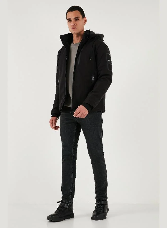 Buratti  Buratti Regular Fit Jacket with Detachable Hood and Pockets, Men's Jacket 497ALBERT for Men | Best Price UAE