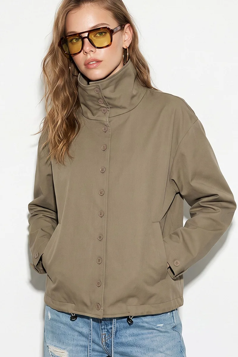 Bianco Lucci  LUCCI Women's Trench Coat for Women | Best Price UAE