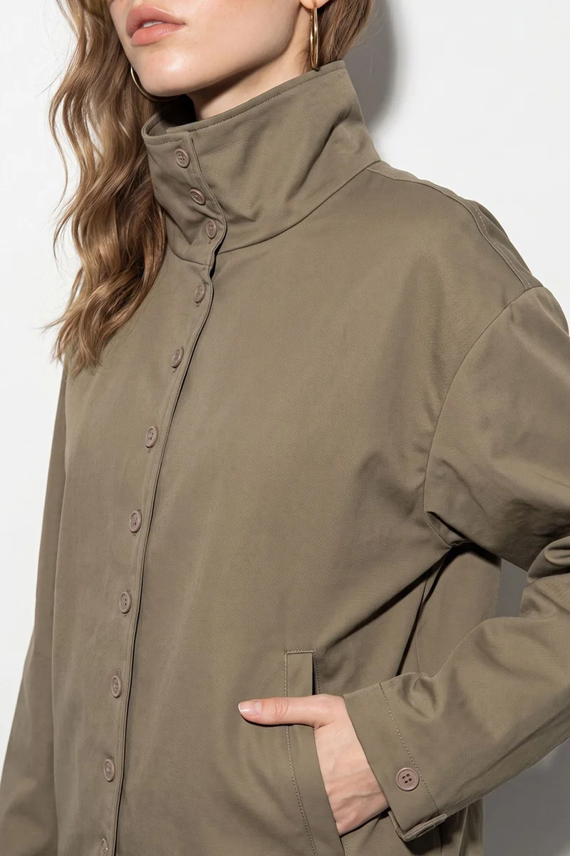 Bianco Lucci  LUCCI Women's Trench Coat for Women | Best Price UAE