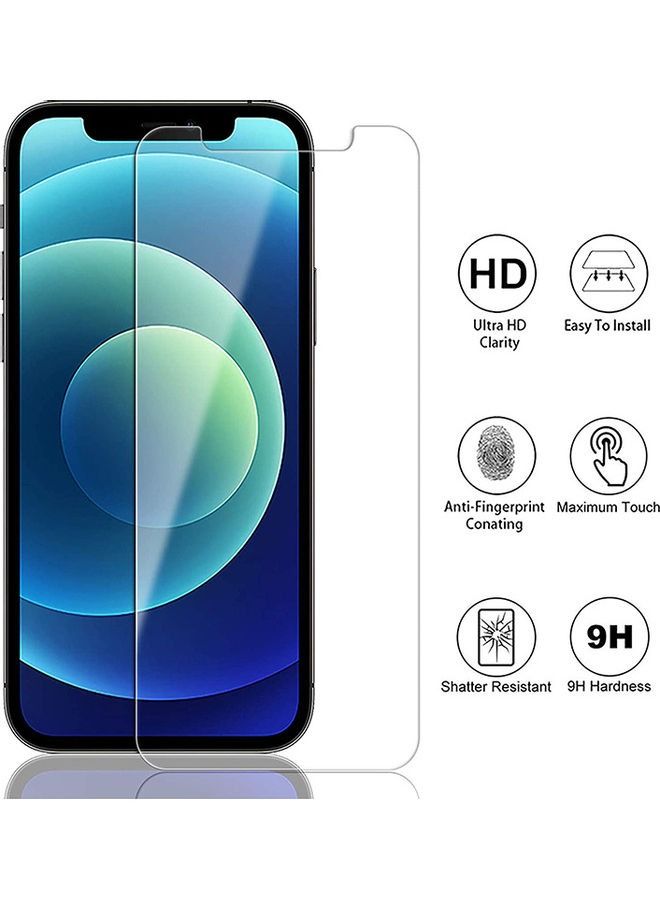 BORTONY Tempered Glass Screen Protector For Apple iPhone 12 Pro Clear - Image 3