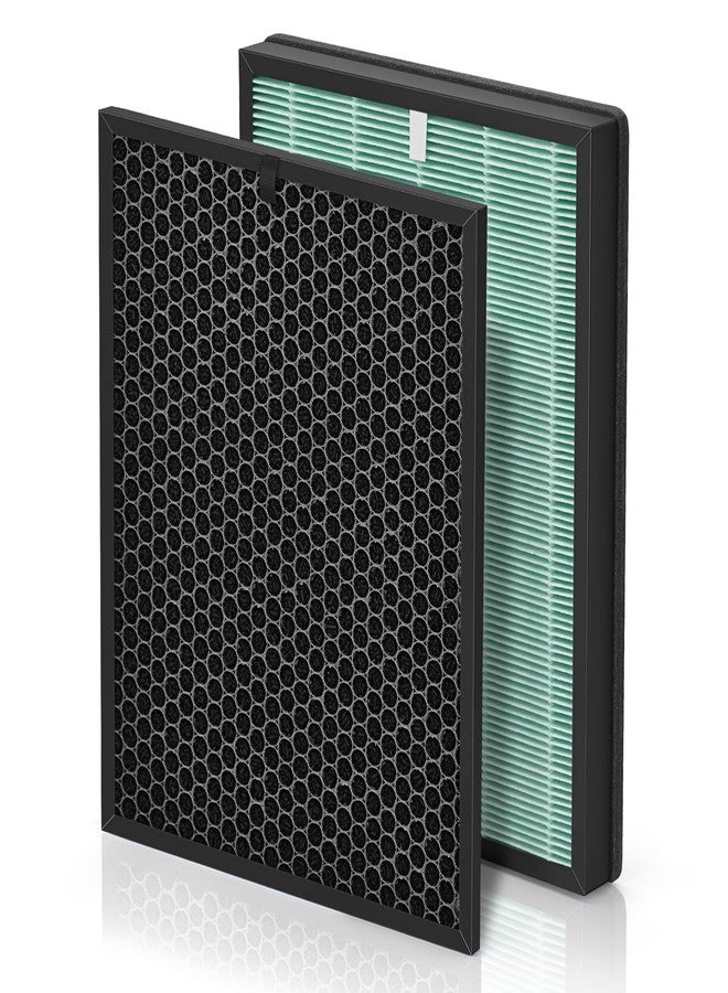 SOMEWAYTOP BioGS 2.0 Filters Replacement Kit Compatible with Filter Replacement SPA-550A and SPA-625A, Air Cleaner to Remove Odor for Home and Large Room, 1x H13 True HEPA and 1x Carbon - Image 1