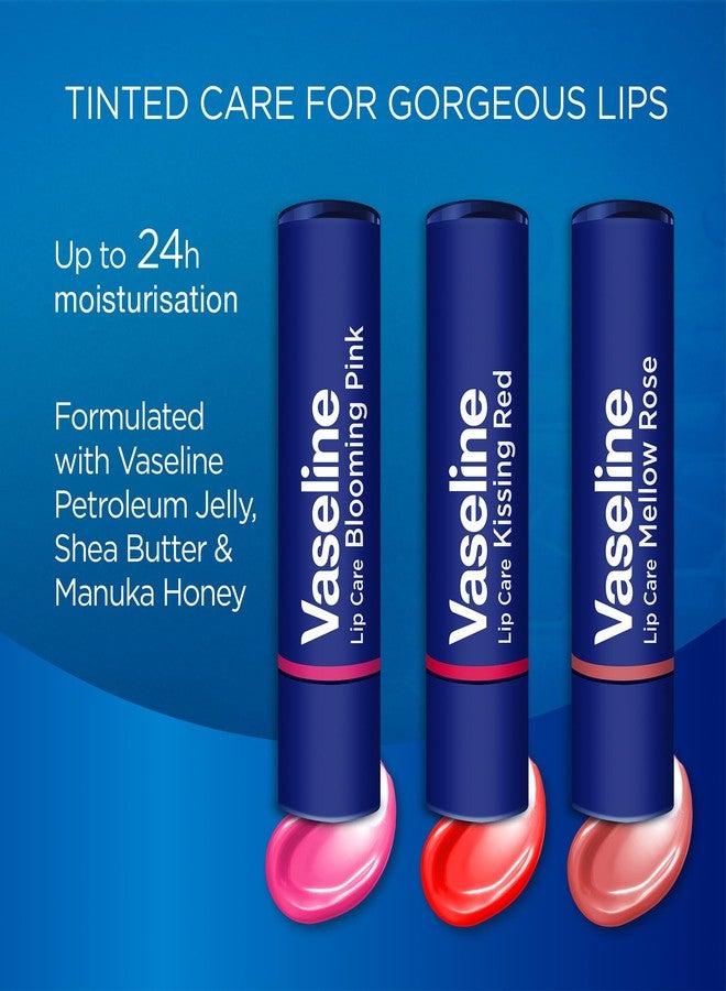 Vaseline Lip Care | Colour+Care Blooming Pink Tinted Lip Balm Stick | up to 24Hr* moisturization | with manuka honey | 3g - Image 3