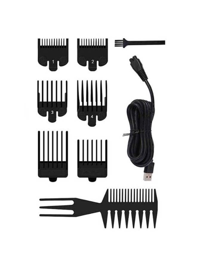 NIBEMINENT 10-Piece Cordless Quiet Hair Clipper Beard Trimmer Kit Gold/Black/Silver 18 x 6.5cm - Image 2