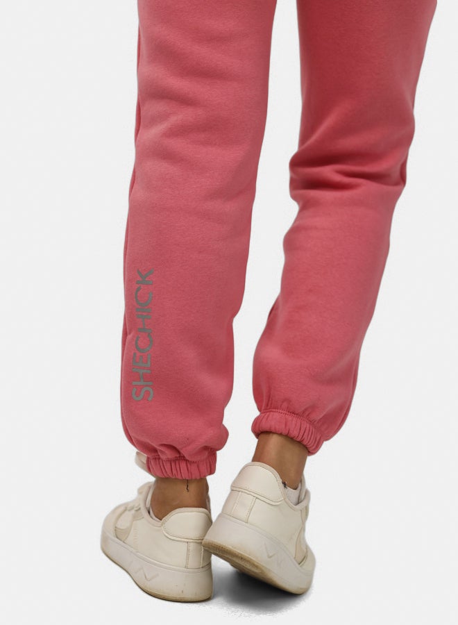 SHECHICK Shechick Perfect Fit Dusty Pink Sweatpants - Image 3
