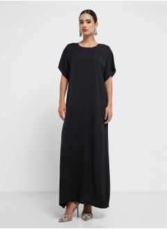 hayas closet Lace Detailed Flared Sleeve Abaya  - Image 4