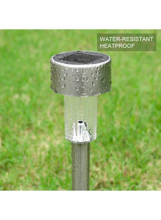 12-Pieces Elegant Designed Weatherproof Energy Saving Solar Path Outdoor Garden LED Light White - Image 5