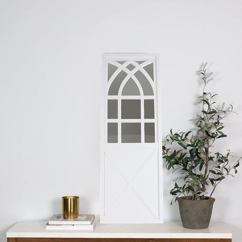 فاملي شيب مرايا جدارية طويله لون ابيض - Image 3