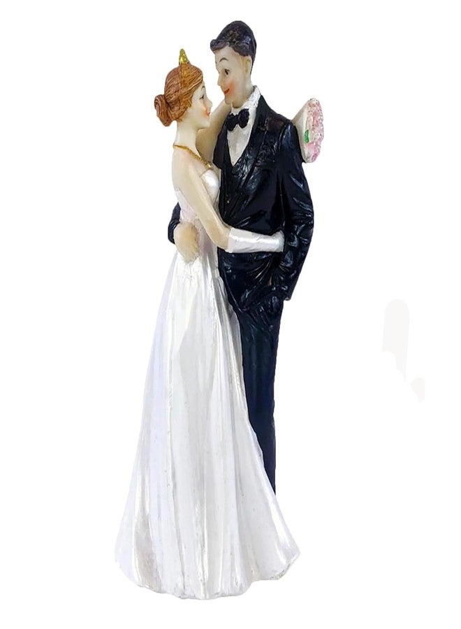CHELEI2019 5.1" Wedding Cake Toppers Bride and Groom Figures Ornament Toy Gifts Party Decor - Image 1