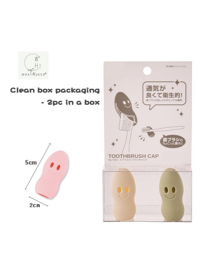 whatUneed Travel Toothbrush Head Cover Case for Kids, Children Silicone Protector Cap, Dustproof Toothbrush Protect Case (Set of 8) - Image 2