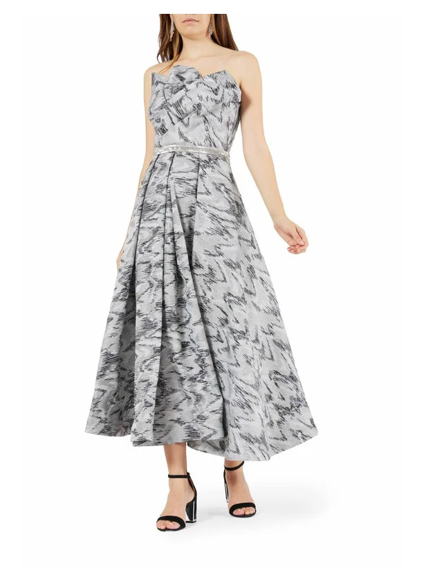 Amri Printed Taffeta Dress