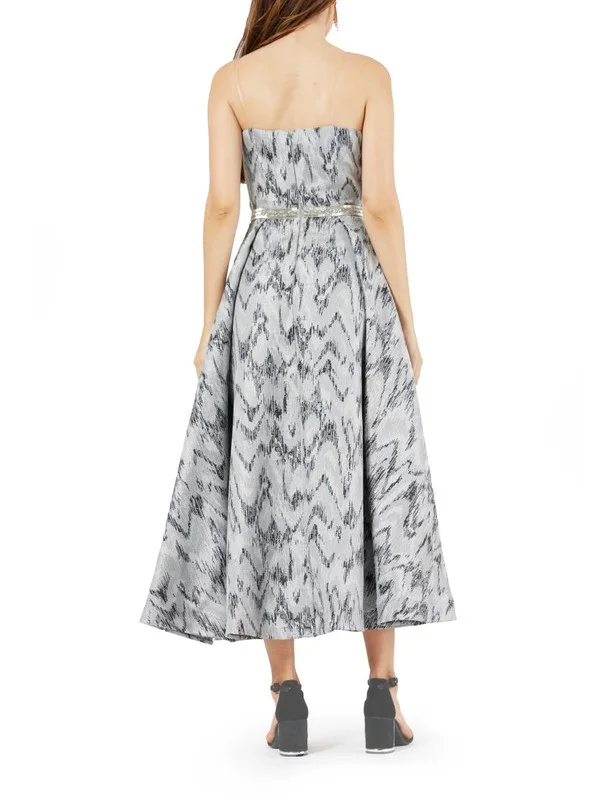 Amri Printed Taffeta Dress
