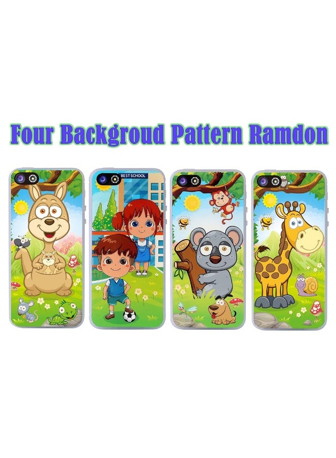 Cooplay White Smart Phone Toy Music Lullaby YPhone Song Touch Screen USB Recharable Cell Phone Learning English Mobile for Toddler Child - Image 4