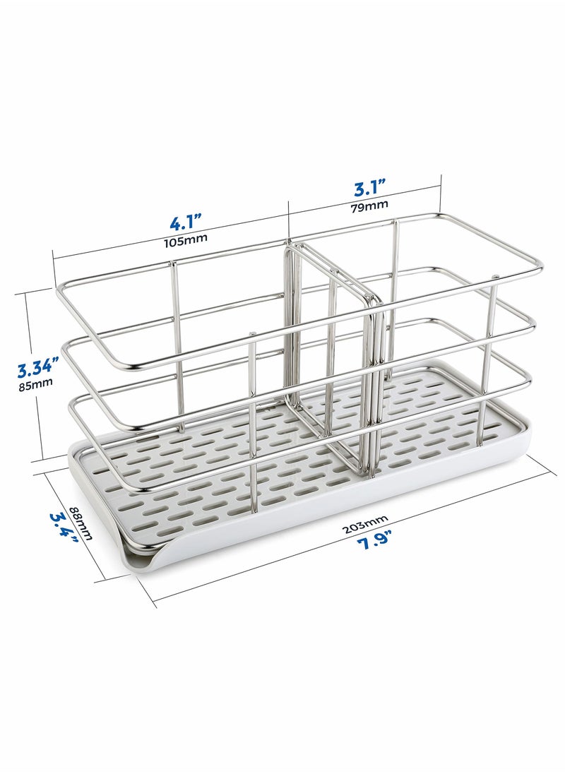 Kitchen Sponge Holder, Sink Organiser with Tray - pzsku/Z8DE1693720190B7B3FA9Z/45/_/1704614813/b2bbfc0a-f46f-44e3-9f45-235244718891