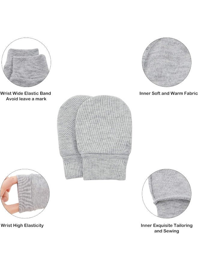 Durio Newborn Baby Hats Mittens Set for Boys Girls Hospital Hat Beanie Infant Caps Baby Gift  - Image 4