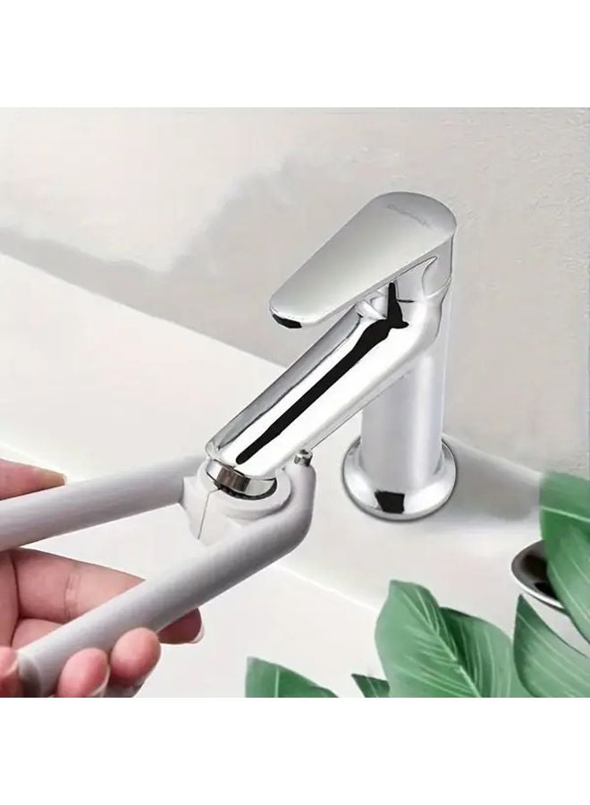 Gray Faucet Wrench Tool For Loosening And Taking Apart Aerators In Kitchens And Bathrooms - Image 2