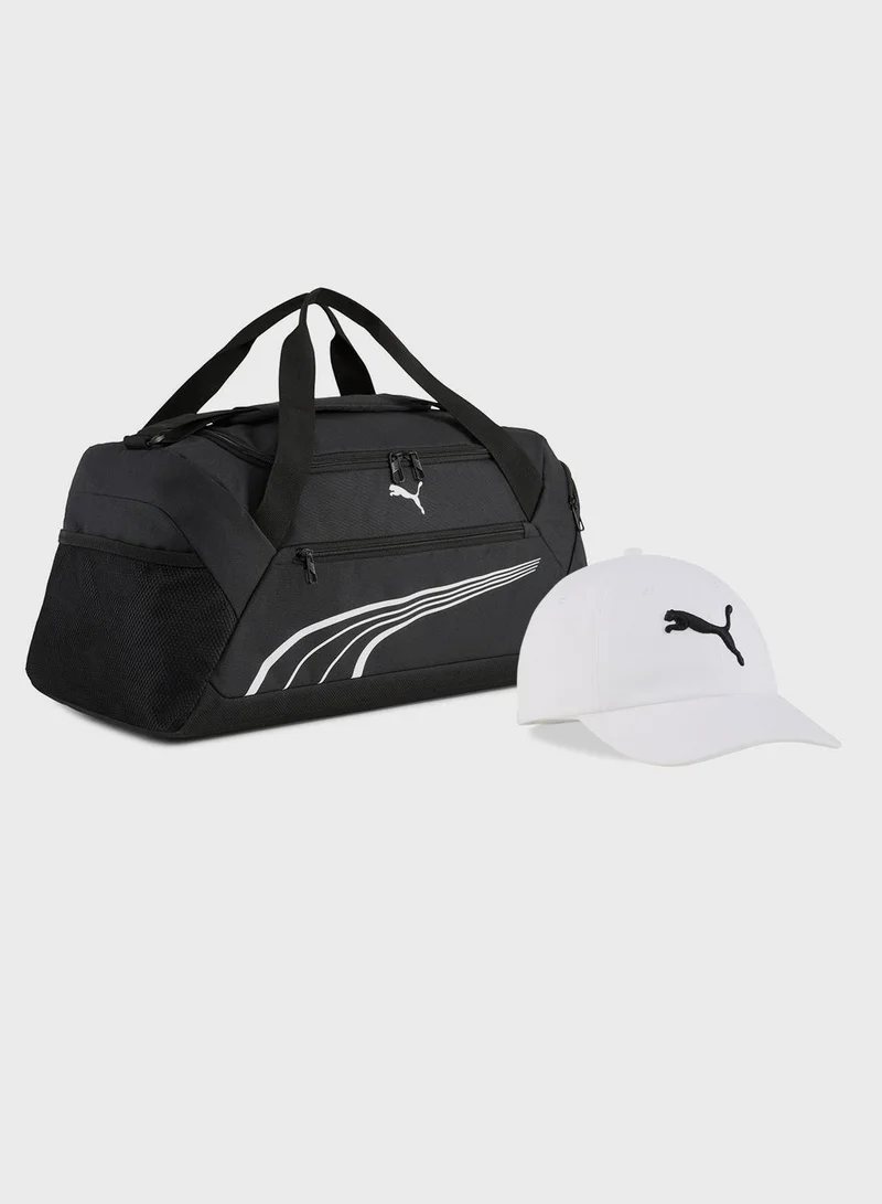 PUMA small fundamental duffle with cap
