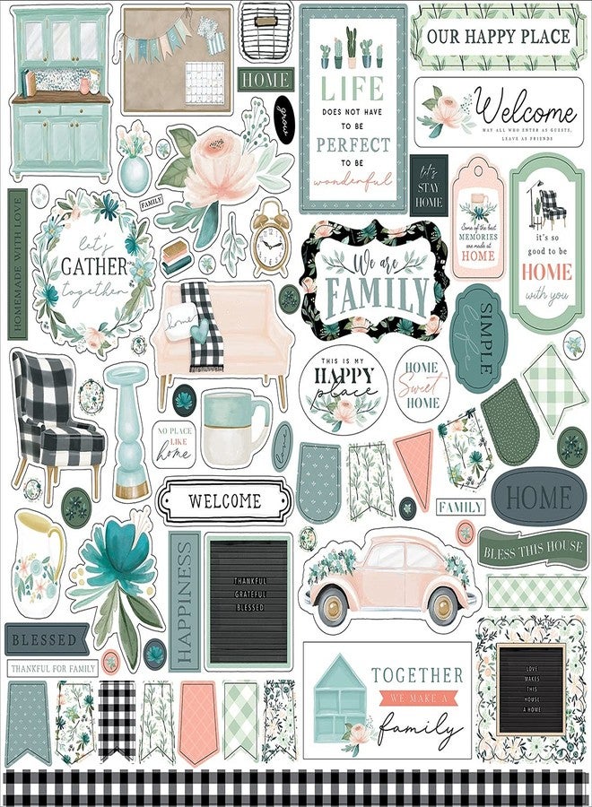 Echo Park Paper Company Gather at Home Element Sticker White - Image 2
