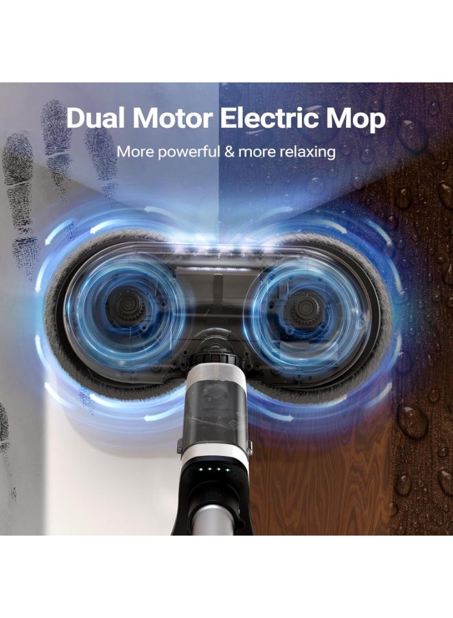 iDOO Electric Cordless Spin Mop, Electric Mops for All Floor ... - Image 4