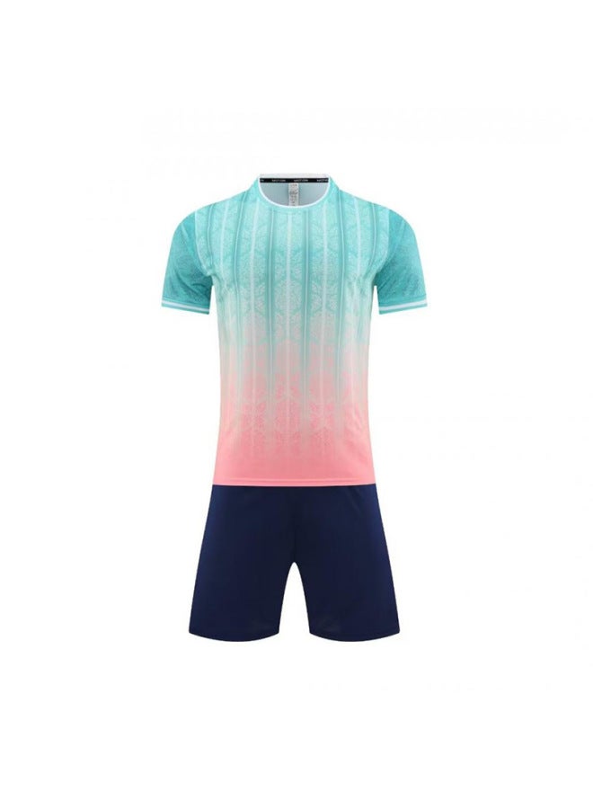 Custom Printed Children's Plain Soccer Uniform Set For Boys, Adult Competition Training Team
