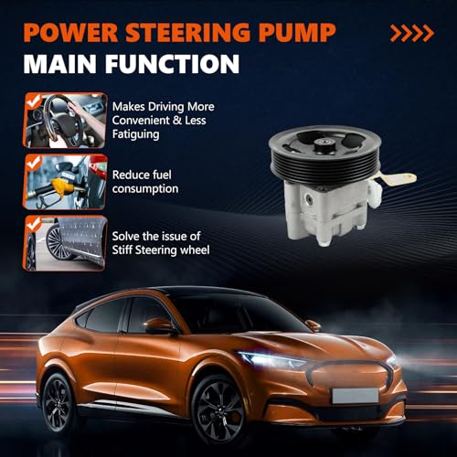 Daysyore Power Steering Pump 21-394 Fits for Infini-ti EX35 EX37 FX35 FX37 G35 G37 M35 Q40 Q50 Q60 Q70 Q70L QX50 QX70 V6 3.5L 3.7L Power Assist Pump, Replace OE 49110-1CB0A, 491101CB0B - Image 5