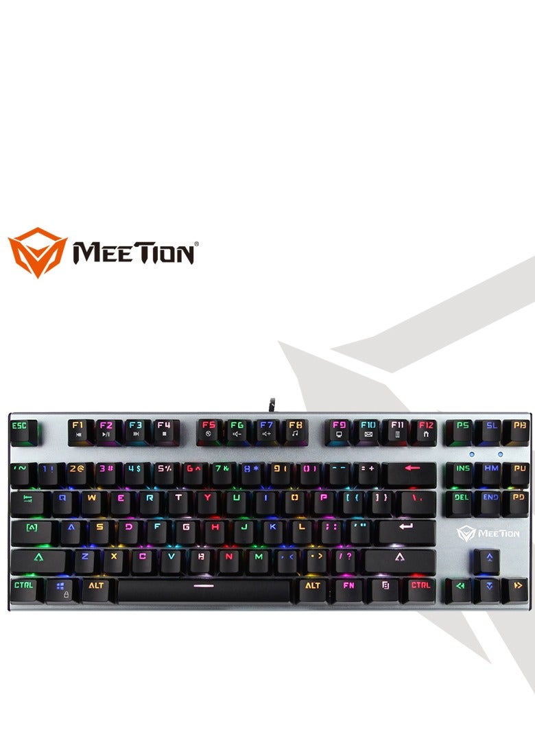 Meetion MK04 RGB Backlit Multimedia Blue Switch Mechanical Gaming Keyboard - Image 2