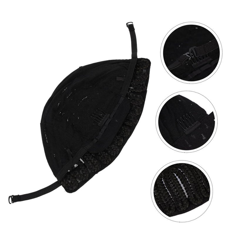 Braided Wig Net Cap for Women 1 Piece Adjustable Crochet Wig Head Cover Breathable and Lightweight for Cornrows and Twists - Image 4