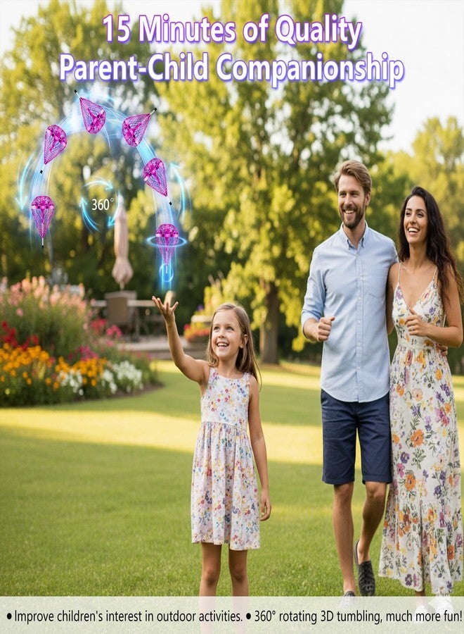 Tikduck 2026 Flying Bouncing Ball Toy - USB Rechargeable, Hand-Controlled with 3D Flips & Multi-Player Fun - Interactive Orb Toy for Kids, Teens & Adults - Indoor & Outdoor Play (Purple) - Image 4