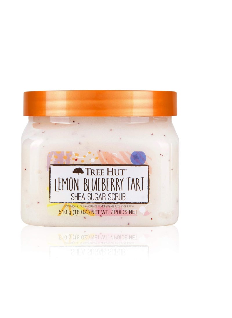 Tree Hut Tree Hut Lemon Blueberry Tart Shea Sugar Scrub, 18 oz, Ultra Hydrating and Exfoliating Scrub for Nourishing Essential Body Care  - Image 1