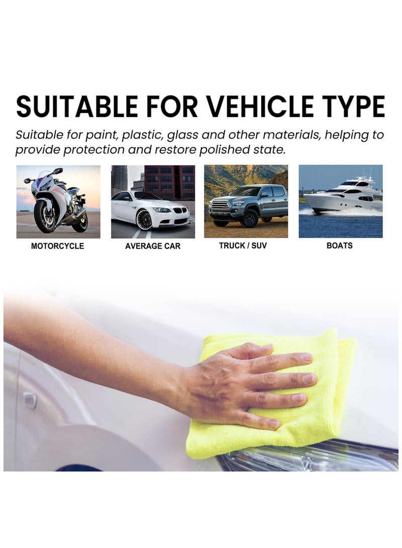 SYOSI Car Coating Spray, Ceramic Coating Polish Spray Wax, Oil Film Emulsion Glass Cleaner, Quick Effect Coating Agent, Quickly Coat Car Wax Polish Spray Waterless Wash, Nano Coating for Cars (1PCS) - Image 5