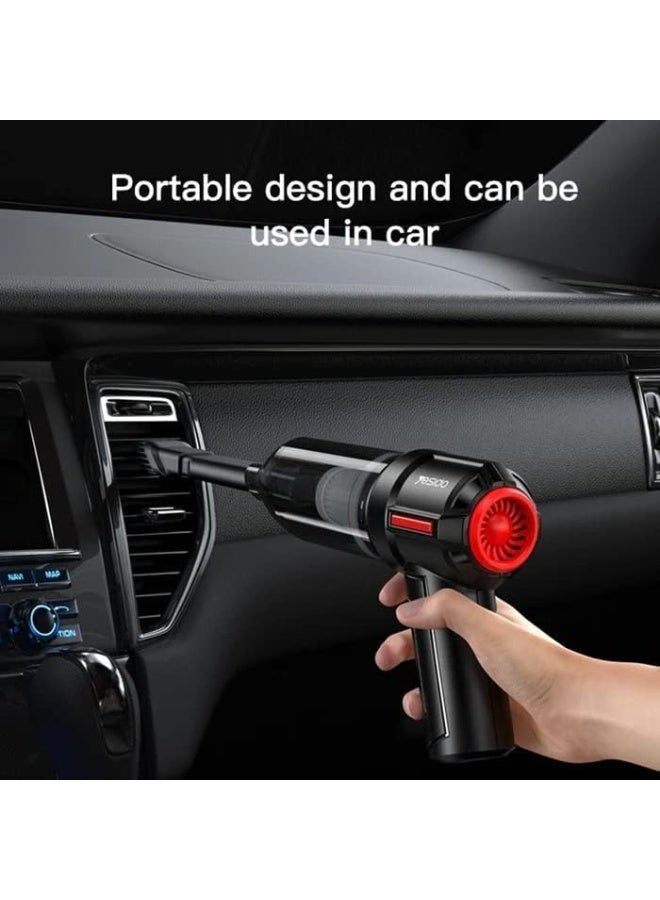 Yesido VC03 4500Pa Rechargable Wireless Mini Portable Hand Held Vacuum Cleaner - Image 4