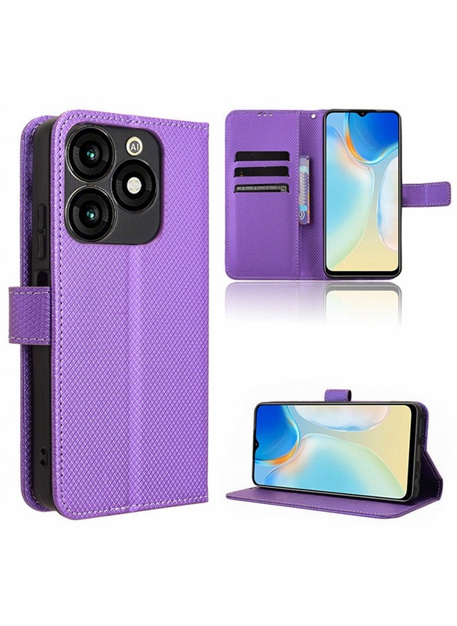 X-level - ITEL A70/A665L 4G Case Cover Soft Quality Leather Flip Folio Wallet with Card Slots Holder Stand Back Cover Drop-Proof Shock-Proof Protective Shell Phone Back Accessories Protection - Image 1