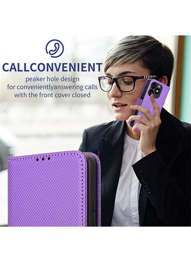 X-level - ITEL A70/A665L 4G Case Cover Soft Quality Leather Flip Folio Wallet with Card Slots Holder Stand Back Cover Drop-Proof Shock-Proof Protective Shell Phone Back Accessories Protection - Image 1