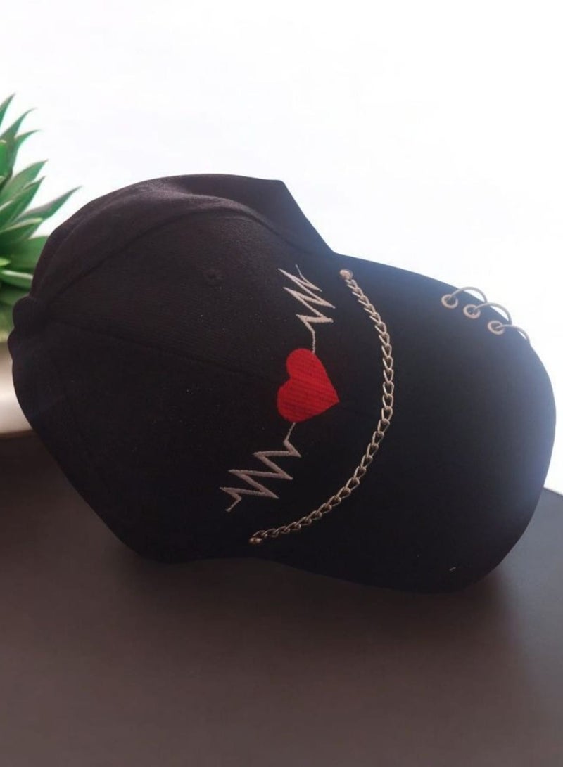 Elegant Black Rings Cap for Women | Shop Stylish Accessories Now  - Image 4