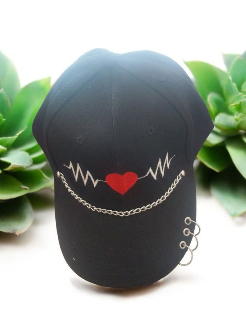 Elegant Black Rings Cap for Women | Shop Stylish Accessories Now  - Image 3