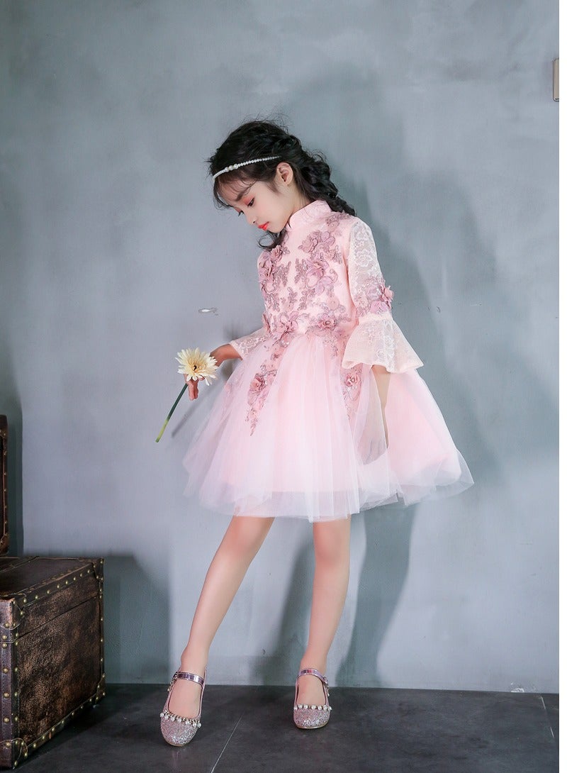 Children's Crystal Shoes Stage Performance Little Girl Shining Princess Little Leather Shoes - Image 5