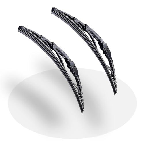 myTVS Crystal Wiper Blade | Premium All-Season Windshield Wiper for Cars | Set of 2 | Size 21" x 19" Inches - Image 2