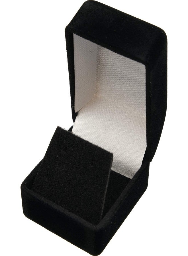 FindingKing 4 Black Flocked Earring Gift Boxes Jewelry Box - Image 5