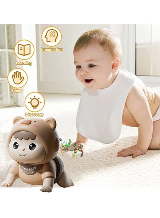 KANGLI Baby Crawling Toys, Electric Crawling Toy,Infant Tummy Time Toys with Music,Educational Toy for Baby's Crawling and Head Lifting,Musical Crawling Toy for Infants 6+ 12+ 18+Months,,Early Education Light Up Music Walking Toys,Ideal Gift for Kids - Image 2