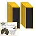 ACFELLE 18 Sheets Fingerboard Grip Tape Quality Foam Black Wooden Mini Skateboard Strong Adhesive Stickers 110mm x 38mm 18 - Image 3