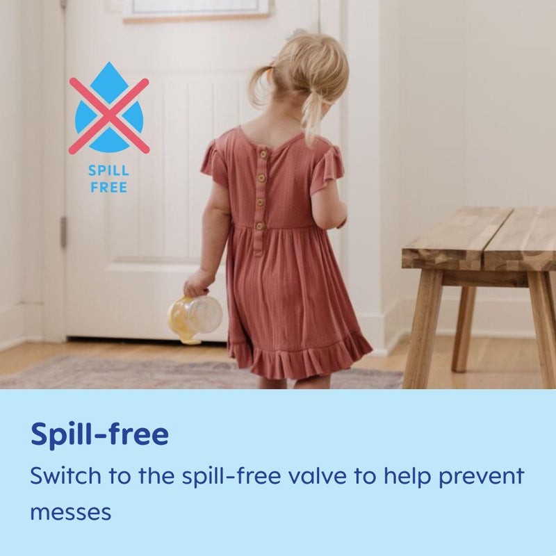 MAM Starter Cup (1 Count), MAM Sippy Cup, Drinking Cup with Extra-Soft Spill-Free Spout and Non-Slip Handles, for Girls 4+ Months, Five Ounces, Pink - Image 4