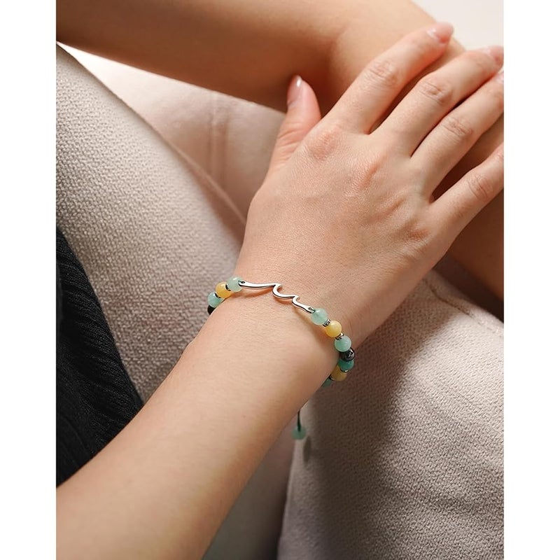Tarsus Inspirational Gifts for Women Men, Through The Waves of Life, Life is Tough but so are You, Encouragement Bracelet Thoughtful Gifts for Friend Sister Coworker... - Image 3