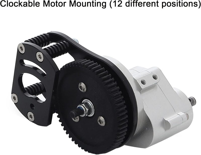 AMK علبة تروس معدنية D90 ذات سرعة واحدة مع محرك قابل للتعديل لسيارة 110 RC كراولر RC4WD جيلاندي II FJ40 G2 D110 ديفندر TF2 - Image 5