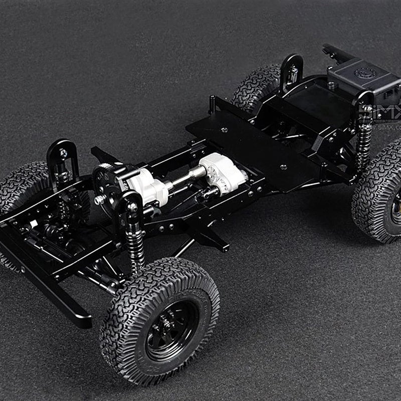 AMK علبة تروس معدنية D90 ذات سرعة واحدة مع محرك قابل للتعديل لسيارة 110 RC كراولر RC4WD جيلاندي II FJ40 G2 D110 ديفندر TF2 - Image 4