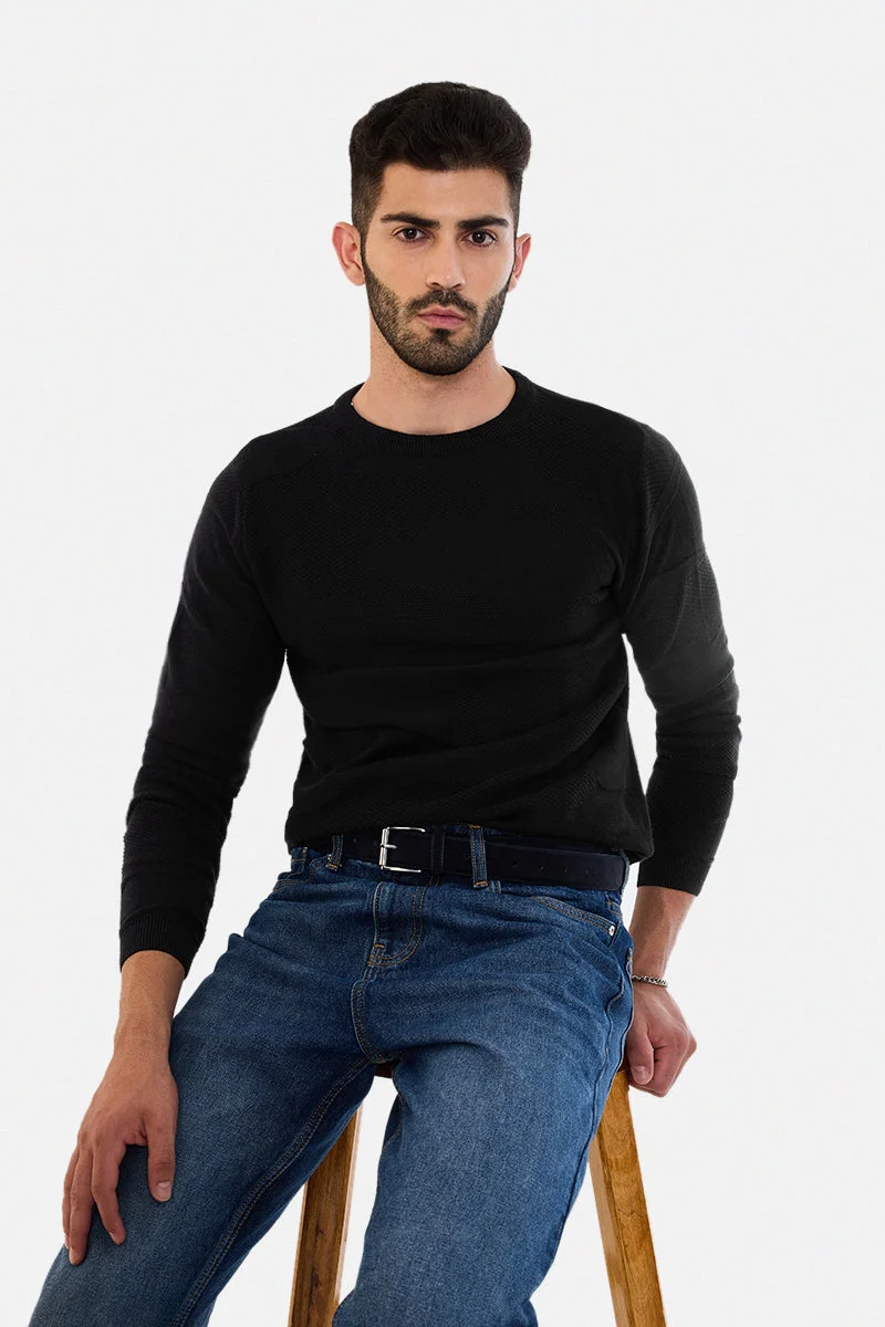 سنيتش كنزة قطنية % بقصة عادية وملمس مميز