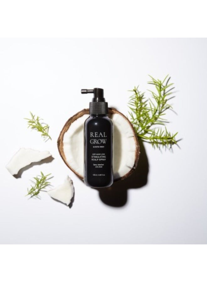 Rated Green Real Grow Anti Hair Loss Stimulating Scalp Spray - Thinning Hair 120ml - Image 3