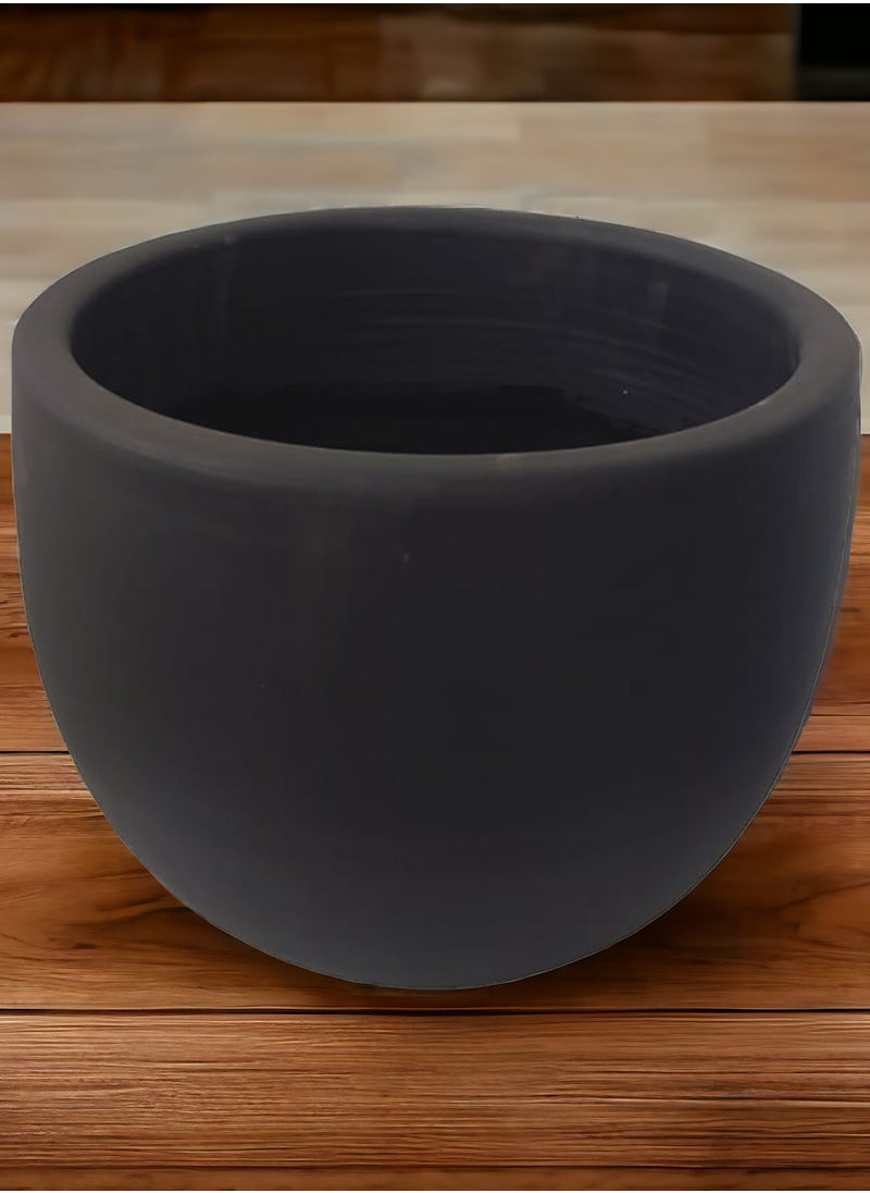 Shatla Shop Black Matt Decorative Pot for plants and cactus - for Office decoration & Home decor  - Image 2