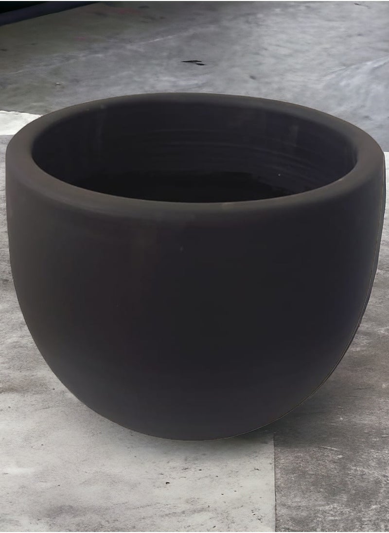 Shatla Shop Black Matt Decorative Pot for plants and cactus - for Office decoration & Home decor  - Image 3