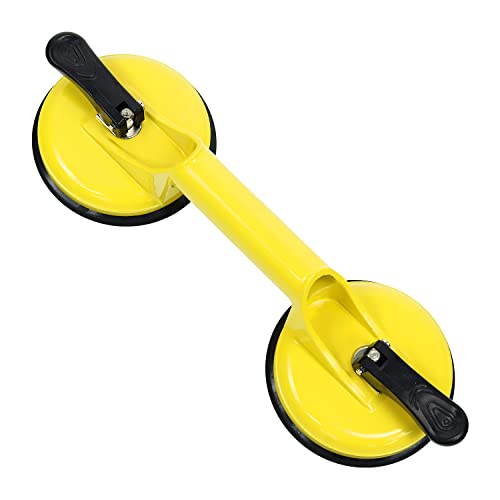 Genubi Industry Glass Suction Cups Heavy Duty Aluminum Vacuum Plate Handle Holder Hooks to Lift Large GlassFloor Gap FixerTile Suction Cup LifterPad for LiftingDent Puller - Image 1