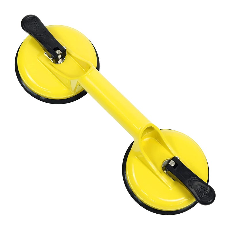 Genubi Industry Glass Suction Cups Heavy Duty Aluminum Vacuum Plate Handle Holder Hooks to Lift Large GlassFloor Gap FixerTile Suction Cup LifterPad for LiftingDent Puller - Image 2
