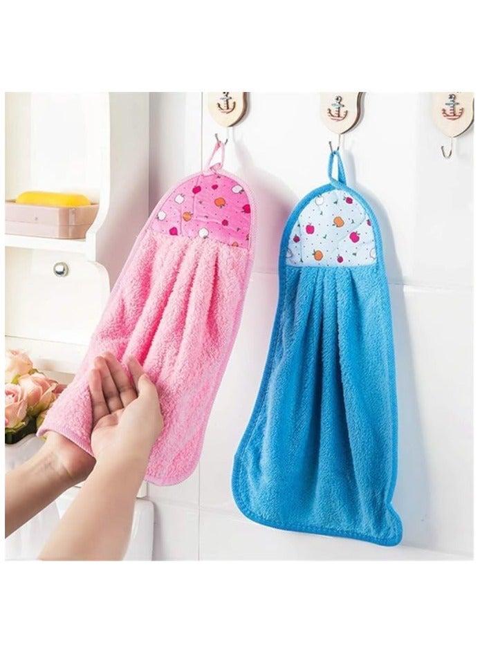 Microfiber Kitchen Towels 6 Pieces - Multi color - Image 4